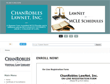 Tablet Screenshot of chanrobleslawnet.com